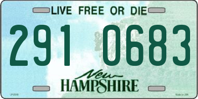 NH license plate 2910683