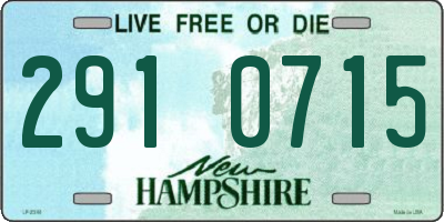NH license plate 2910715