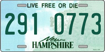 NH license plate 2910773