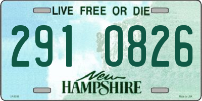 NH license plate 2910826