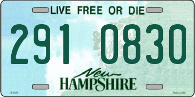 NH license plate 2910830