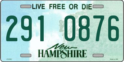 NH license plate 2910876