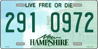 NH license plate 2910972