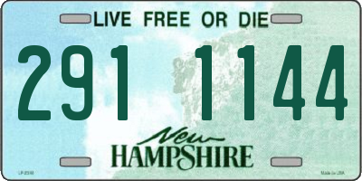 NH license plate 2911144