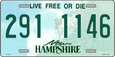 NH license plate 2911146