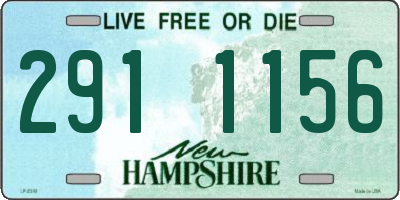 NH license plate 2911156