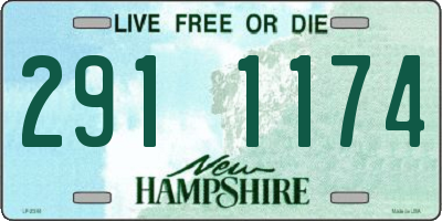 NH license plate 2911174