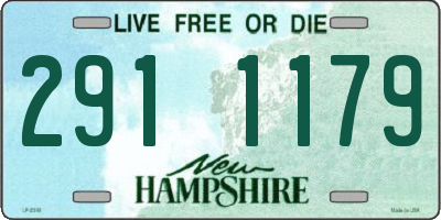 NH license plate 2911179