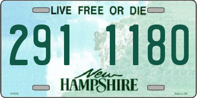 NH license plate 2911180