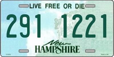 NH license plate 2911221