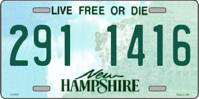 NH license plate 2911416