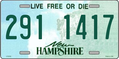 NH license plate 2911417