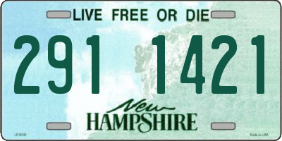 NH license plate 2911421