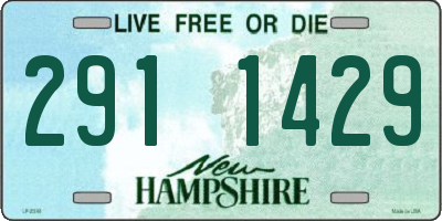 NH license plate 2911429