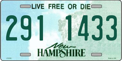 NH license plate 2911433