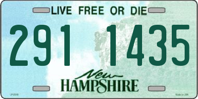 NH license plate 2911435