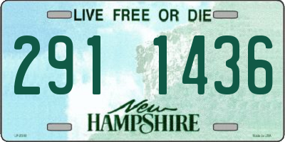 NH license plate 2911436
