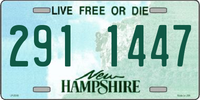 NH license plate 2911447