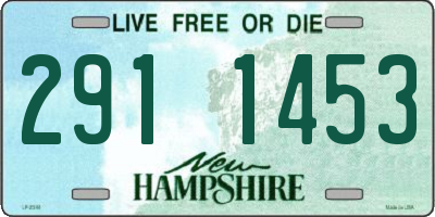 NH license plate 2911453