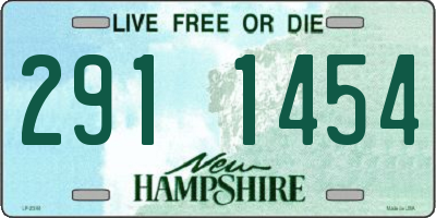 NH license plate 2911454