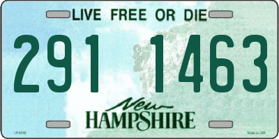 NH license plate 2911463