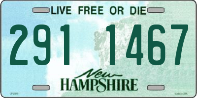 NH license plate 2911467