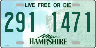 NH license plate 2911471