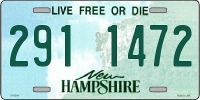 NH license plate 2911472