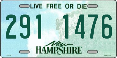 NH license plate 2911476
