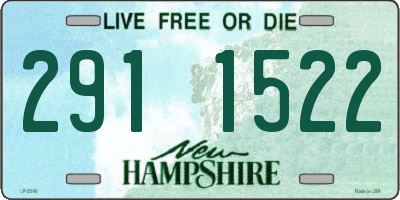 NH license plate 2911522