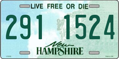 NH license plate 2911524