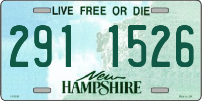NH license plate 2911526