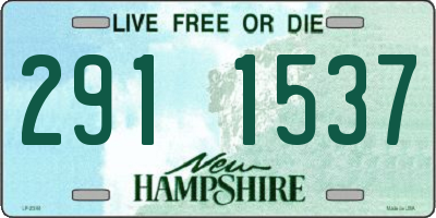 NH license plate 2911537