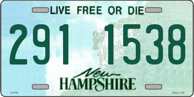 NH license plate 2911538