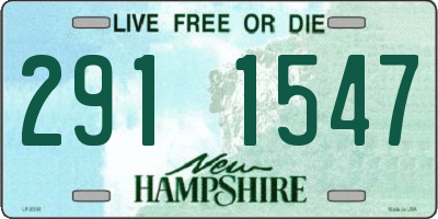 NH license plate 2911547