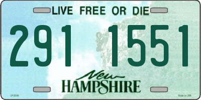 NH license plate 2911551