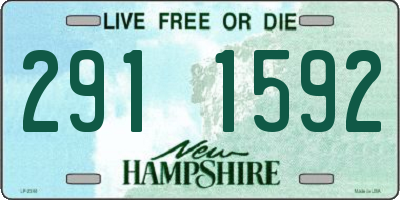 NH license plate 2911592