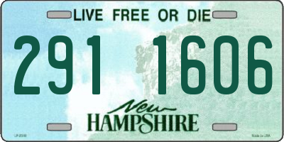 NH license plate 2911606