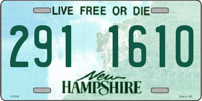 NH license plate 2911610