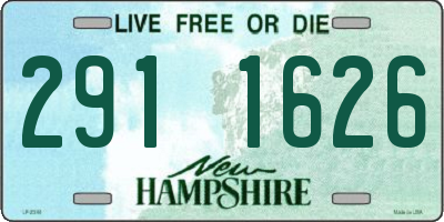 NH license plate 2911626