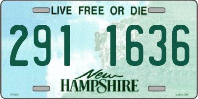 NH license plate 2911636
