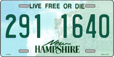 NH license plate 2911640