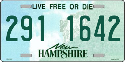 NH license plate 2911642