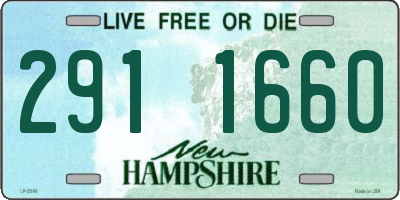 NH license plate 2911660