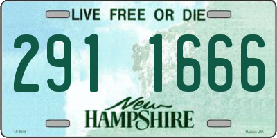 NH license plate 2911666