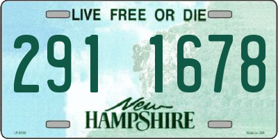 NH license plate 2911678