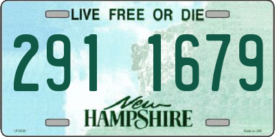 NH license plate 2911679