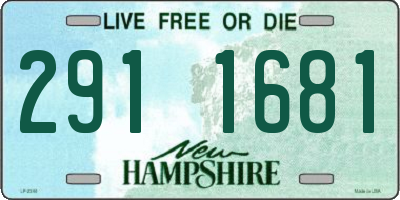 NH license plate 2911681