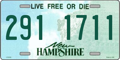 NH license plate 2911711