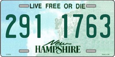 NH license plate 2911763